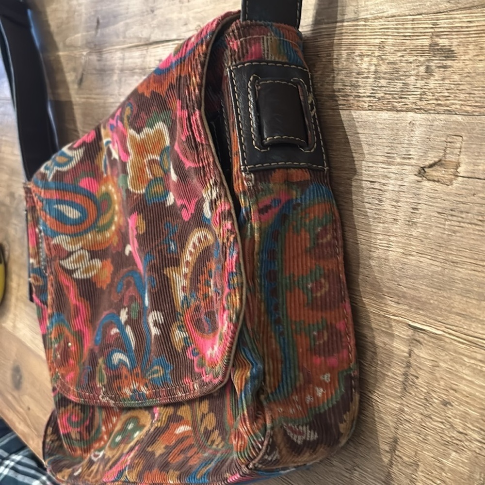 Stamp 10 Vintage Crossbody Handbag. 11”x11.5” Boho | Dopamine | Retro | Y2K - Picture 7 of 16